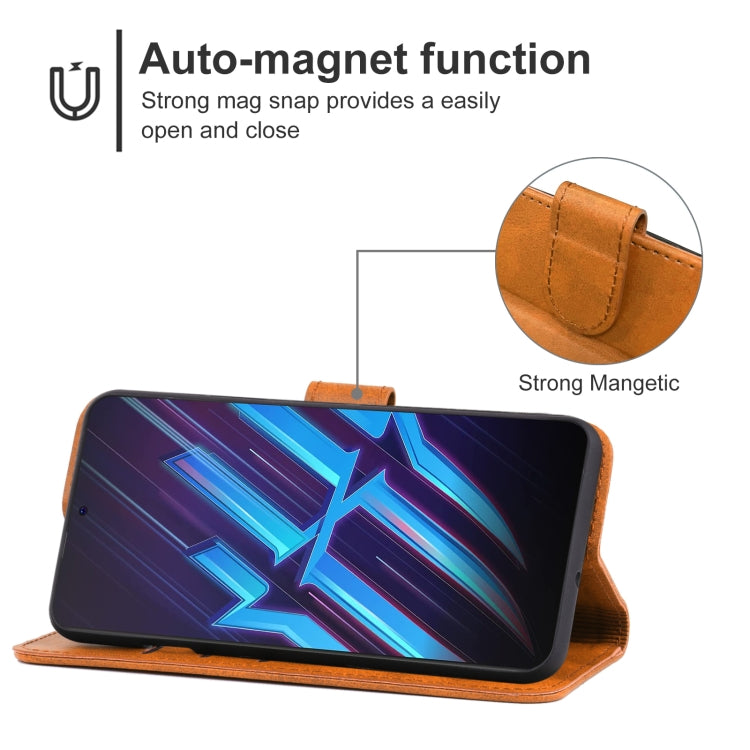 For ZTE nubia Red Magic 6R Leather Phone Case