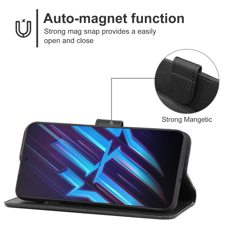 For ZTE nubia Red Magic 6R Leather Phone Case