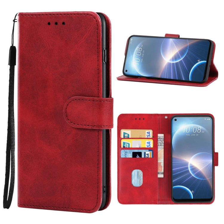 For HTC Desire 22 Pro Leather Phone Case
