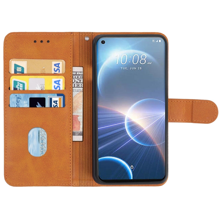For HTC Desire 22 Pro Leather Phone Case