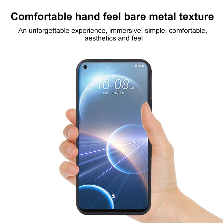 For HTC Desire 22 Pro TPU Phone Case(Black)