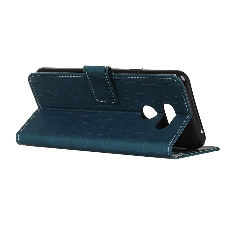 For LG K61 Crocodile Texture Horizontal Flip Leather Case with Holder & Card Slots & Wallet