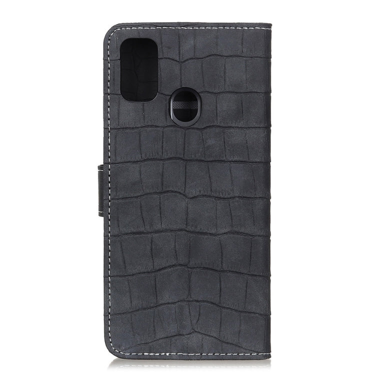 For Galaxy M31 Crocodile Texture Horizontal Flip Leather Case with Holder & Card Slots & Wallet