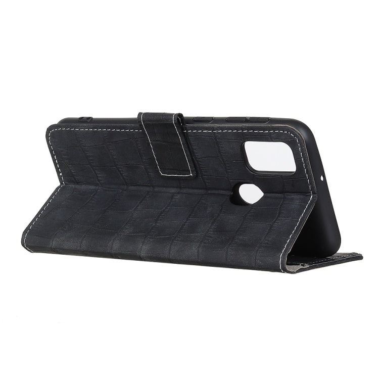 For Galaxy M31 Crocodile Texture Horizontal Flip Leather Case with Holder & Card Slots & Wallet