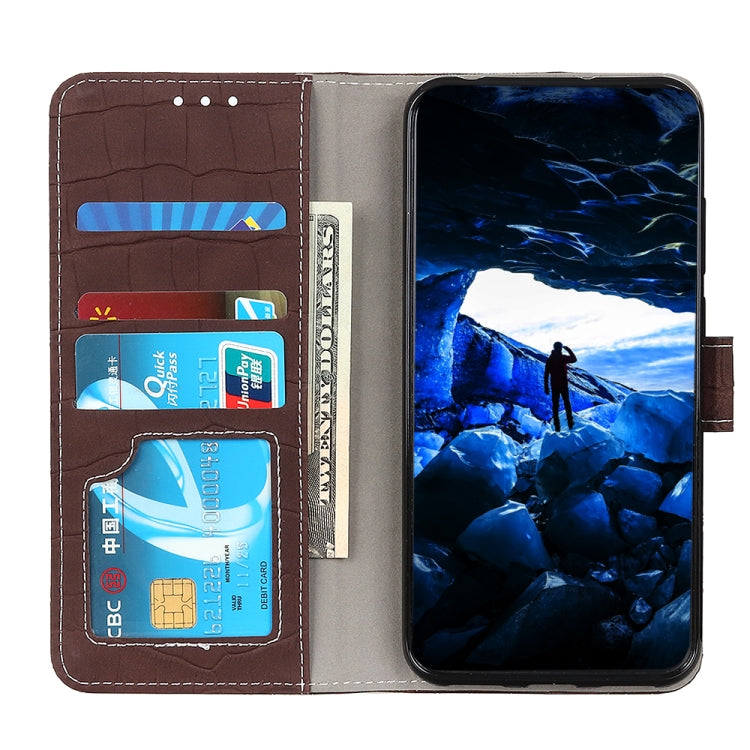 For Alcatel 1S 2020 Crocodile Texture Horizontal Flip Leather Case with Holder & Card Slots & Wallet