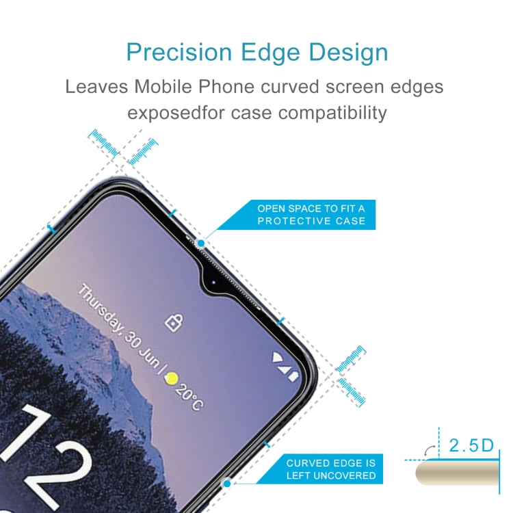 10 PCS 0.26mm 9H 2.5D Tempered Glass Film For Nokia G11 Plus