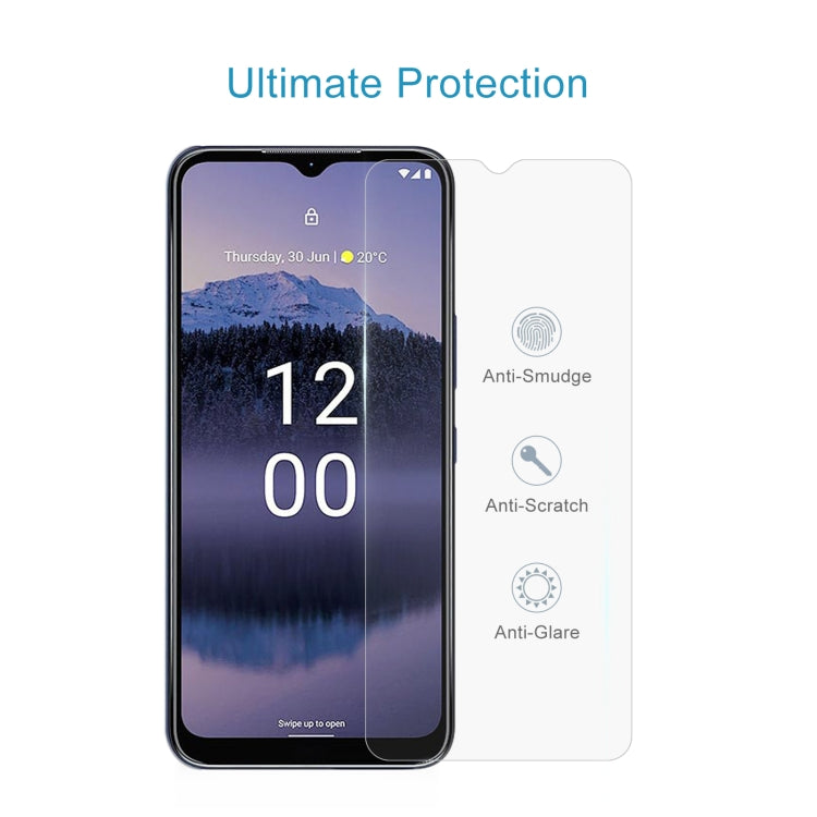 50 PCS 0.26mm 9H 2.5D Tempered Glass Film For Nokia G11 Plus