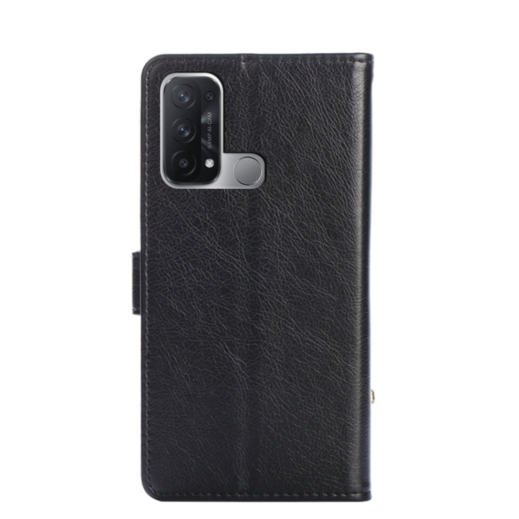 For OPPO Reno5 A Zipper Bag PU + TPU Horizontal Flip Leather Phone Case