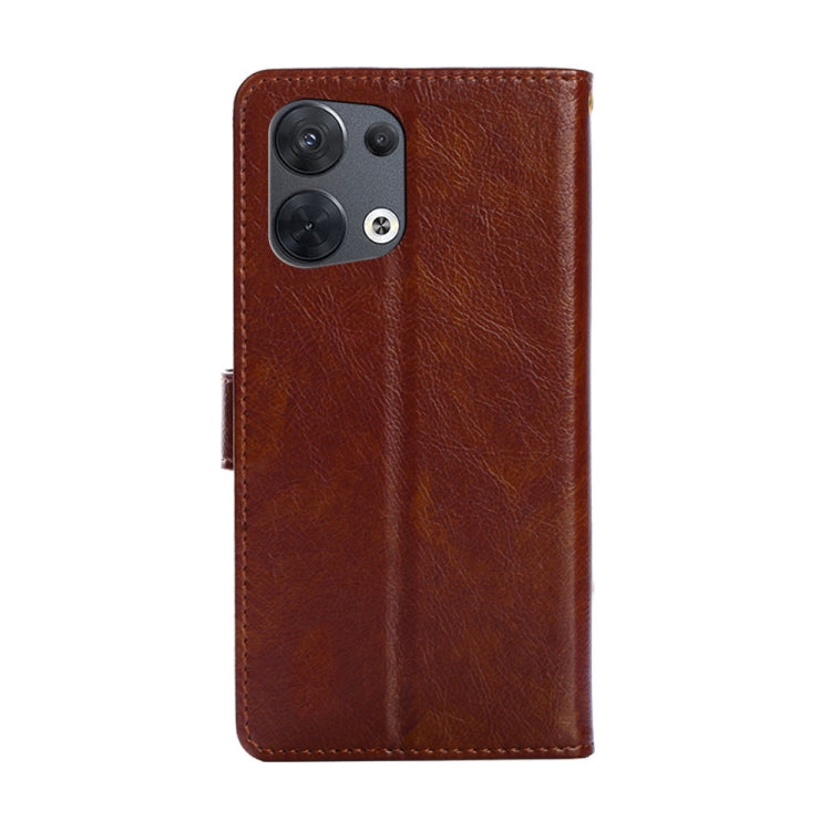 For OPPO Reno8 5G Zipper Bag PU + TPU Horizontal Flip Leather Phone Case