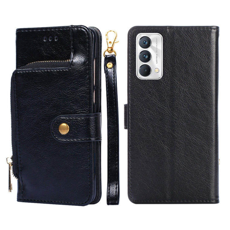 For OPPO Realme GT Master/Q3 Pro Carnival Zipper Bag PU + TPU Horizontal Flip Leather Phone Case