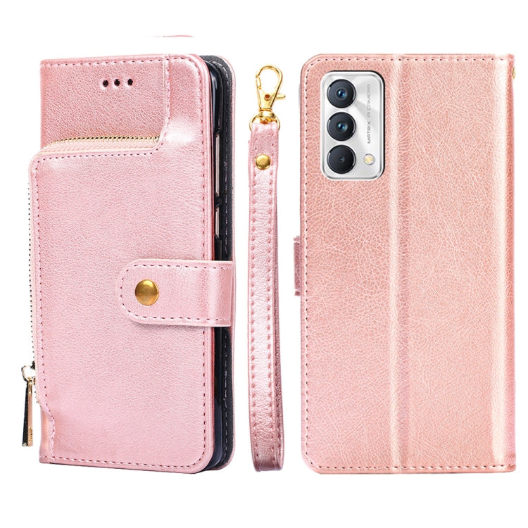 For OPPO Realme GT Master/Q3 Pro Carnival Zipper Bag PU + TPU Horizontal Flip Leather Phone Case