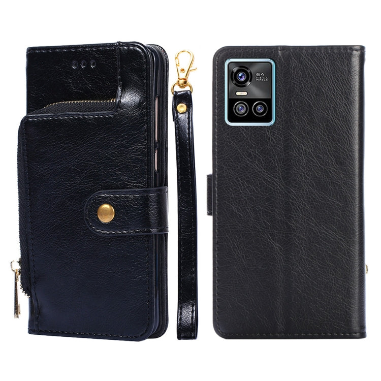 For vivo S10/S10 Pro Zipper Bag PU + TPU Horizontal Flip Leather Phone Case