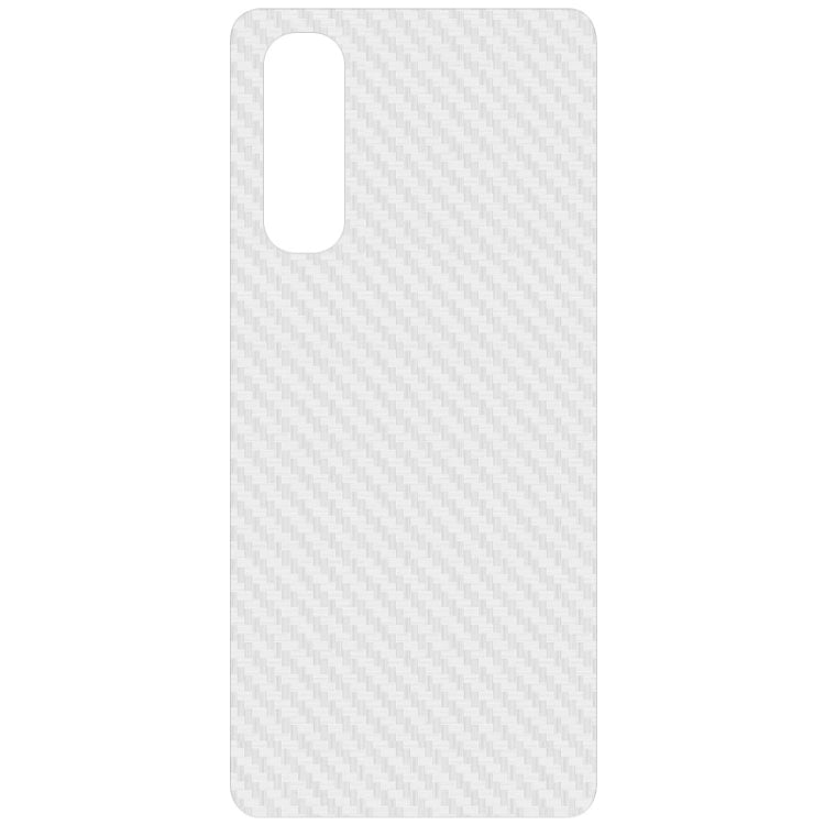 For OPPO Reno3 Pro 5G IMAK PVC Carbon Fiber Texture Translucent Feel Back Film