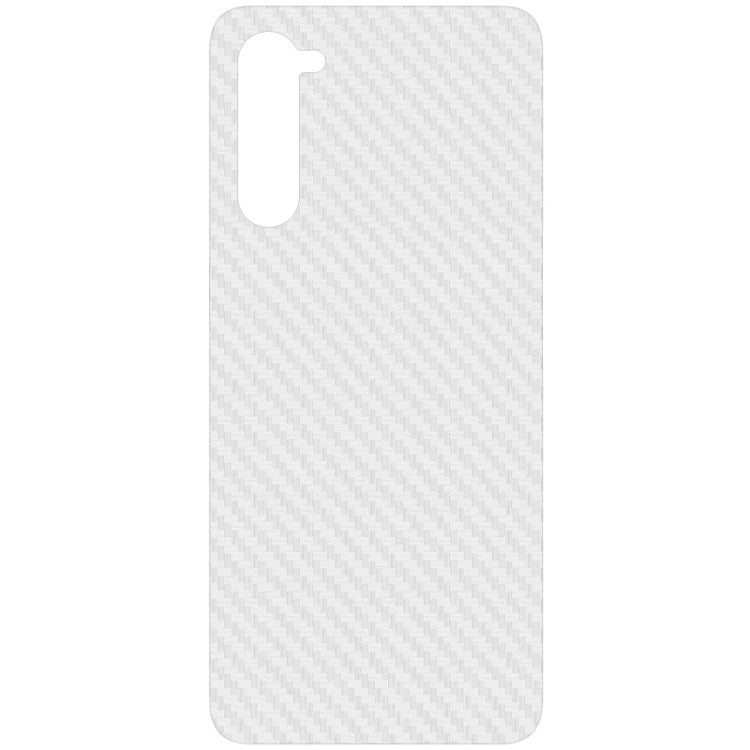 For OPPO Reno3 IMAK PVC Carbon Fiber Texture Translucent Feel Back Film