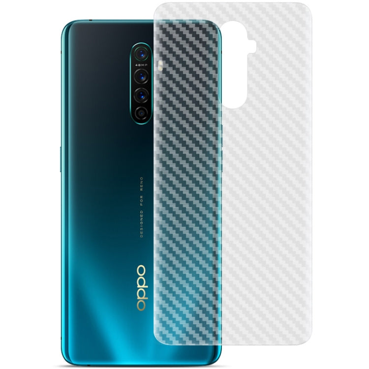 For Realme X2 Pro / Oppo Reno Ace IMAK PVC Carbon Fiber Texture Translucent Feel Back Film