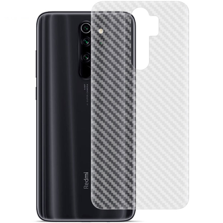 For Xiaomi Redmi Note 8 Pro IMAK PVC Carbon Fiber Texture Translucent Feel Back Film
