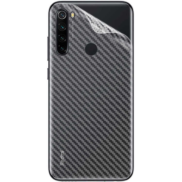 For Xiaomi Redmi Note 8 IMAK PVC Carbon Fiber Texture Translucent Feel Back Film