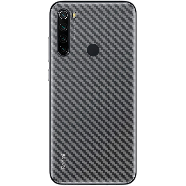 For Xiaomi Redmi Note 8 IMAK PVC Carbon Fiber Texture Translucent Feel Back Film