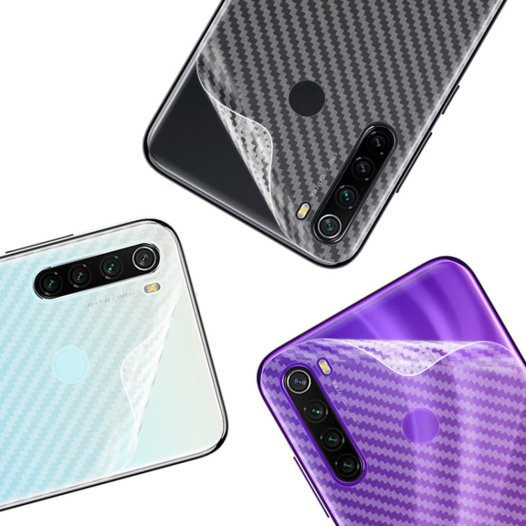 For Xiaomi Redmi Note 8 IMAK PVC Carbon Fiber Texture Translucent Feel Back Film