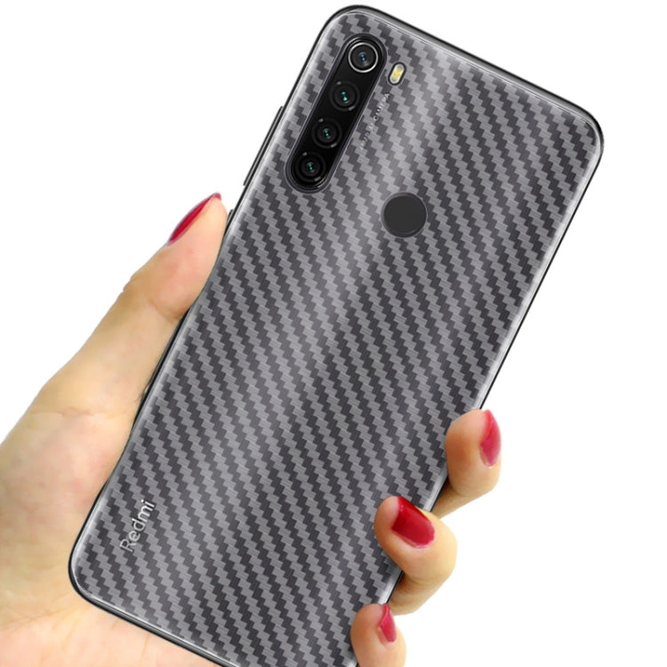 For Xiaomi Redmi Note 8T IMAK PVC Carbon Fiber Texture Translucent Feel Back Film