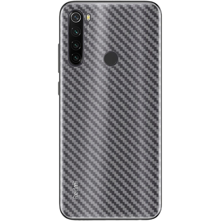 For Xiaomi Redmi Note 8T IMAK PVC Carbon Fiber Texture Translucent Feel Back Film