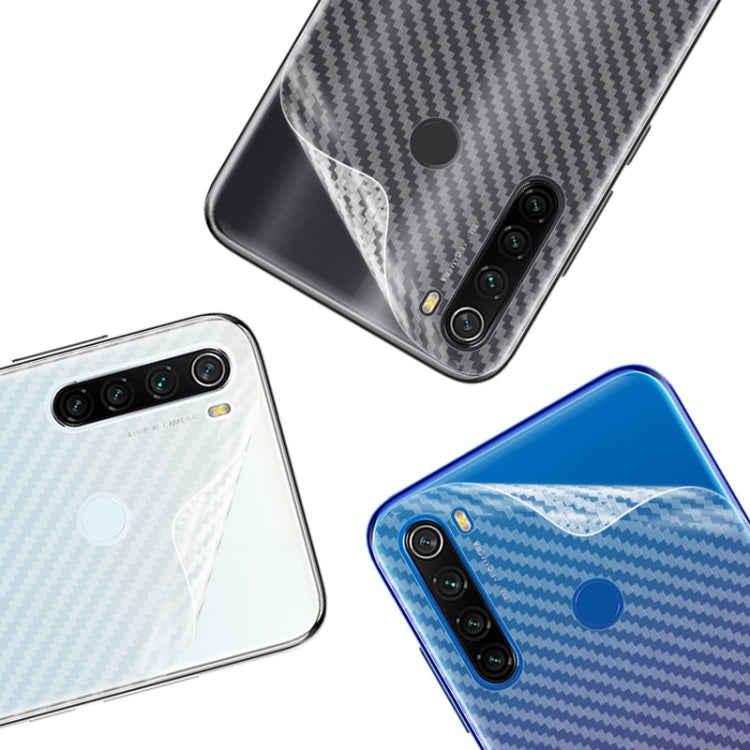 For Xiaomi Redmi Note 8T IMAK PVC Carbon Fiber Texture Translucent Feel Back Film