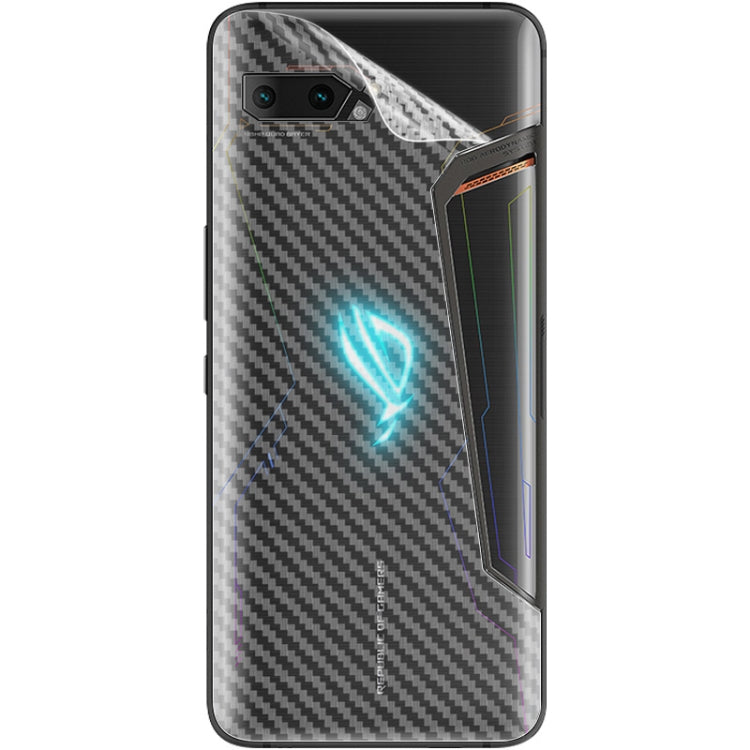 For Asus ROG Phone II ZS660KL IMAK PVC Carbon Fiber Texture Translucent Feel Back Film