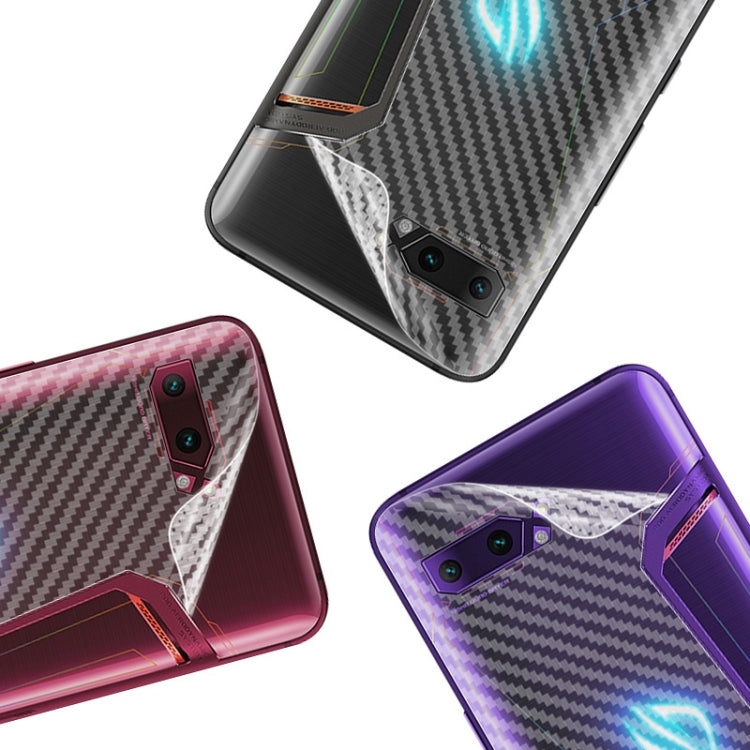 For Asus ROG Phone II ZS660KL IMAK PVC Carbon Fiber Texture Translucent Feel Back Film