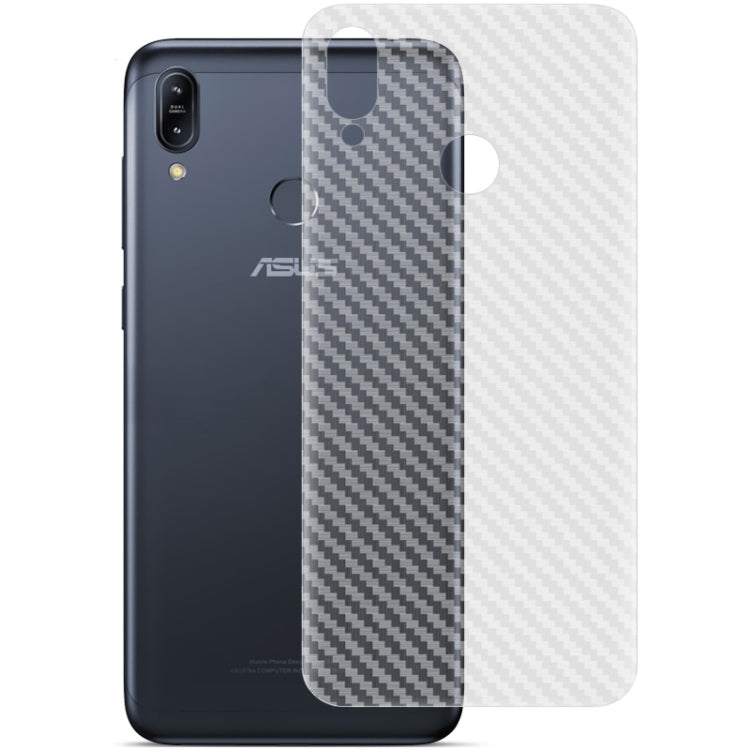 For Asus Zenfone Max (M2) ZB633KL IMAK PVC Carbon Fiber Texture Translucent Feel Back Film