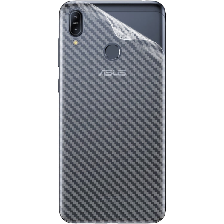 For Asus Zenfone Max (M2) ZB633KL IMAK PVC Carbon Fiber Texture Translucent Feel Back Film