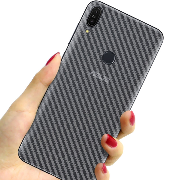 For Asus Zenfone Max Pro (M1) ZB601KL / ZB602KL IMAK PVC Carbon Fiber Texture Translucent Feel Back Film