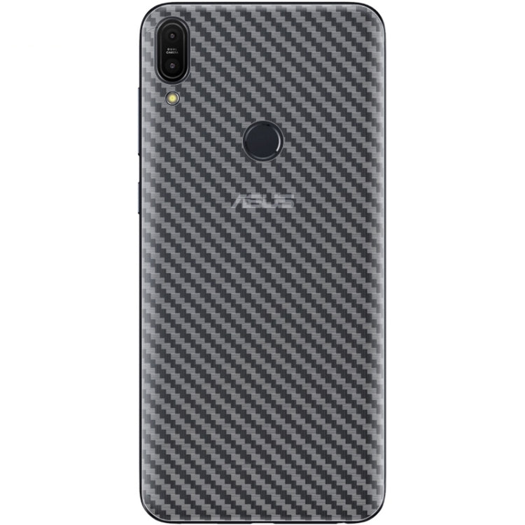 For Asus Zenfone Max Pro (M1) ZB601KL / ZB602KL IMAK PVC Carbon Fiber Texture Translucent Feel Back Film
