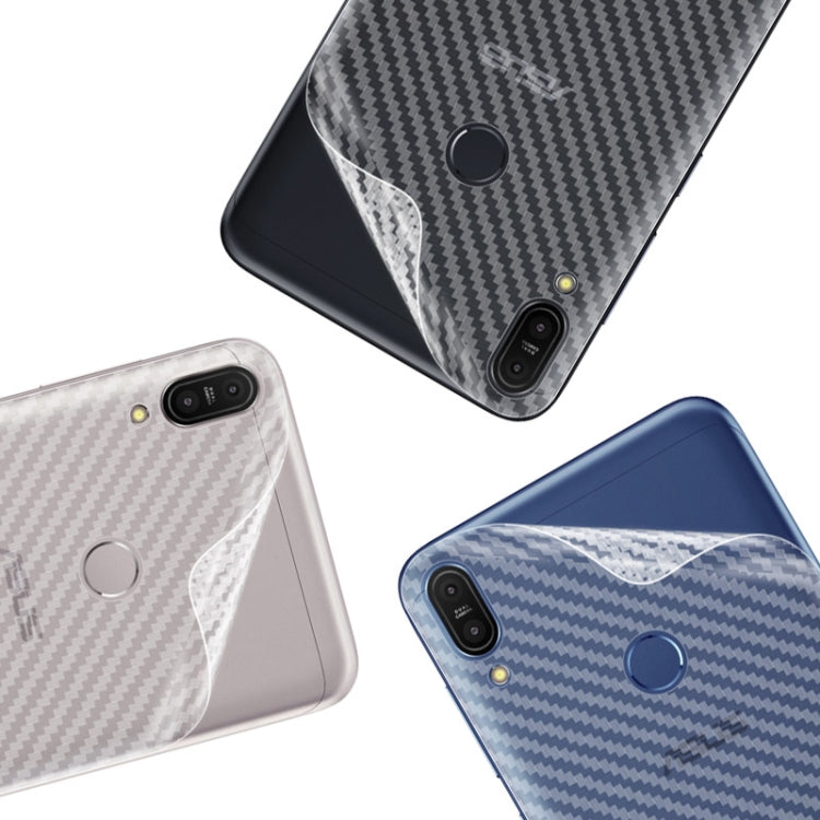 For Asus Zenfone Max Pro (M1) ZB601KL / ZB602KL IMAK PVC Carbon Fiber Texture Translucent Feel Back Film