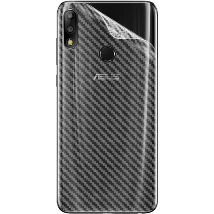 For Asus Zenfone Max Pro (M2) ZB631KL IMAK PVC Carbon Fiber Texture Translucent Feel Back Film