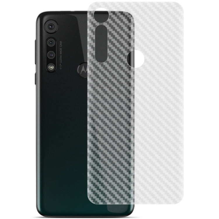 For Motorola Moto G8 Play IMAK PVC Carbon Fiber Texture Translucent Feel Back Film