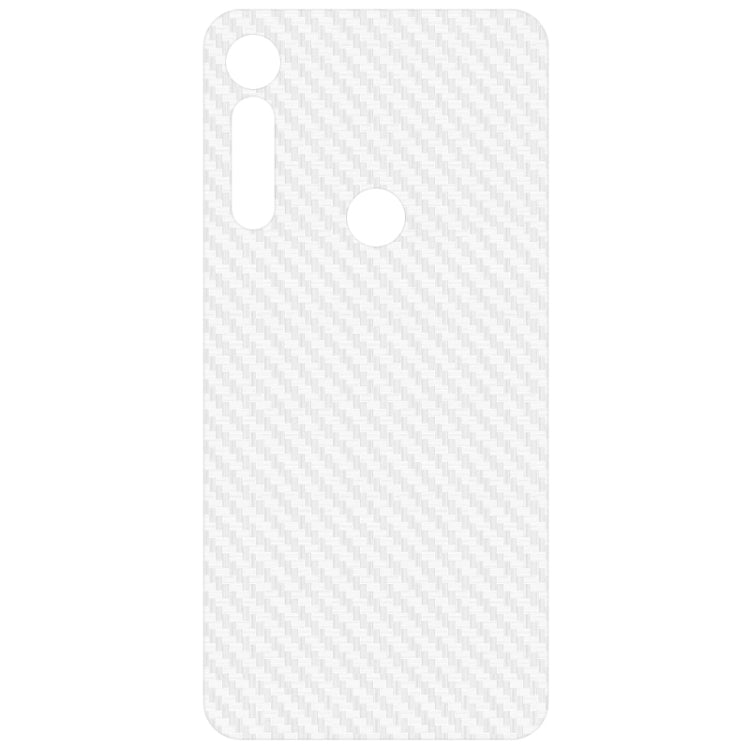 For Motorola Moto G8 Play IMAK PVC Carbon Fiber Texture Translucent Feel Back Film