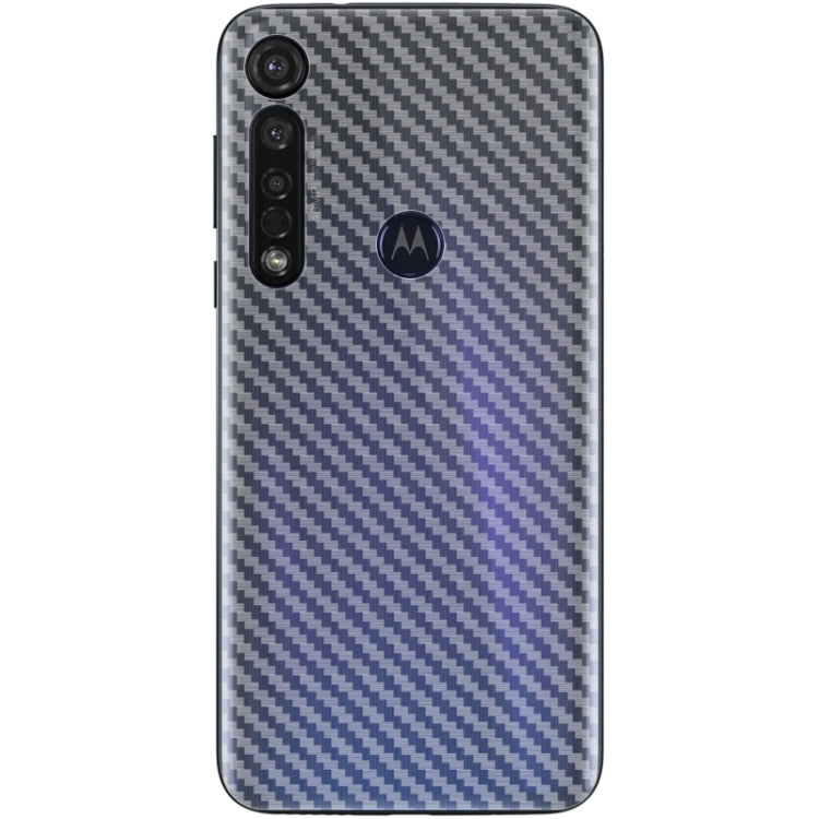 For Motorola Moto G8 Plus IMAK PVC Carbon Fiber Texture Translucent Feel Back Film