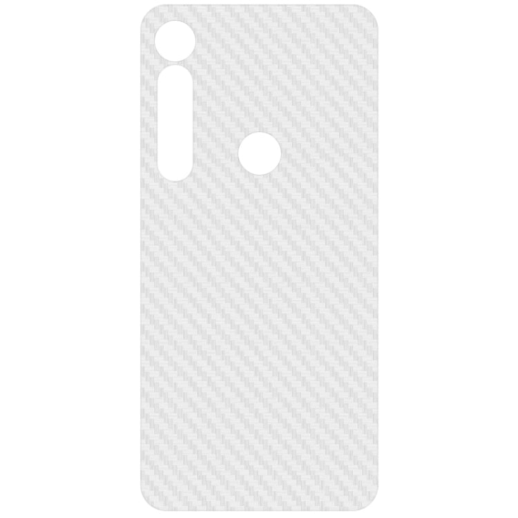 For Motorola Moto G8 Plus IMAK PVC Carbon Fiber Texture Translucent Feel Back Film
