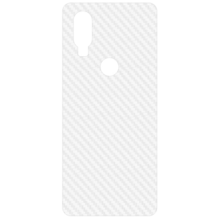 For Motorola Moto P50 / One Vision IMAK PVC Carbon Fiber Texture Translucent Feel Back Film