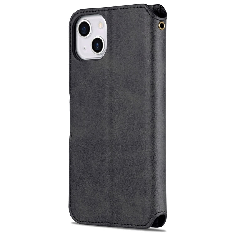 For iPhone 14 Plus AZNS Calf Texture Flip Leather Phone Case