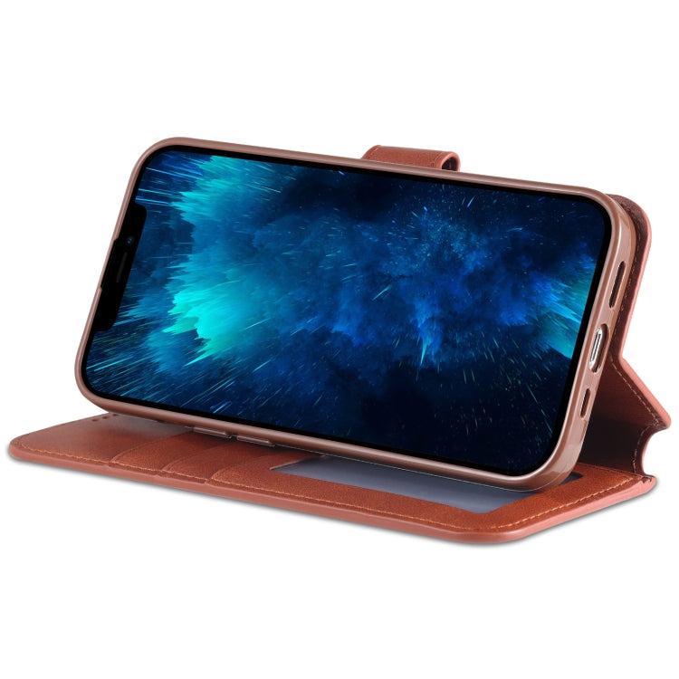 For iPhone 14 Pro AZNS Calf Texture Flip Leather Phone Case