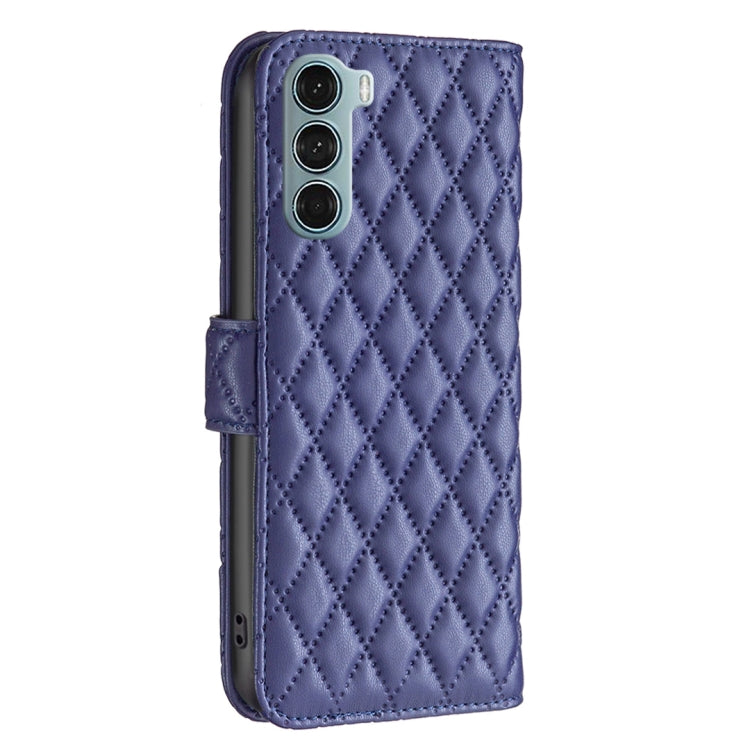 For Motorola Moto G200 5G / Edge S30 5G Diamond Lattice Wallet Leather Flip Phone Case