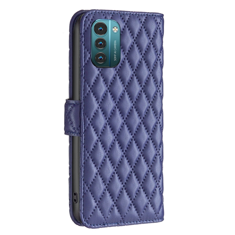 For Nokia G11 / G21 Diamond Lattice Wallet Leather Flip Phone Case