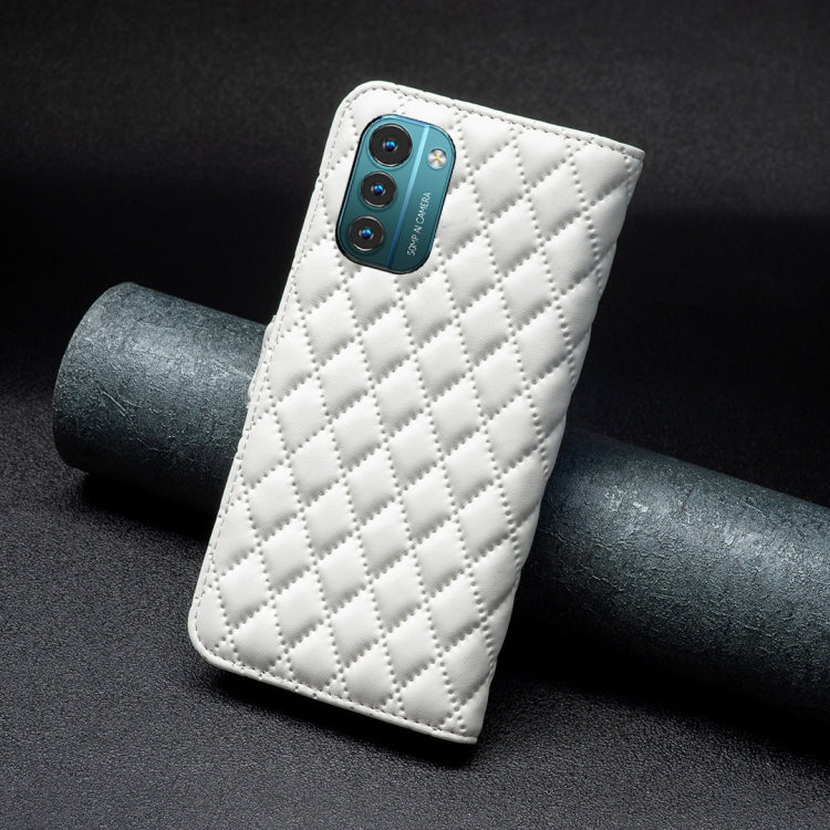 For Nokia G11 / G21 Diamond Lattice Wallet Leather Flip Phone Case