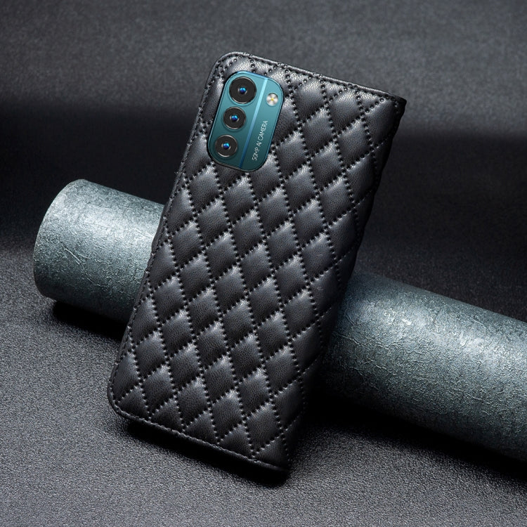For Nokia G11 / G21 Diamond Lattice Wallet Leather Flip Phone Case