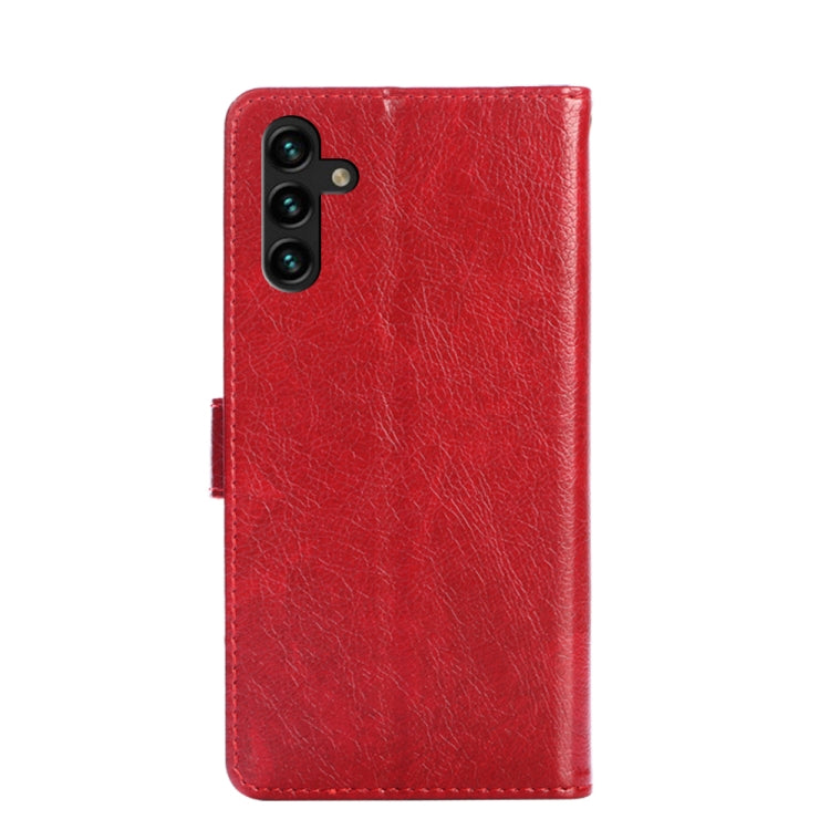 For Samsung Galaxy A13 4G Zipper Bag PU + TPU Horizontal Flip Leather Phone Case