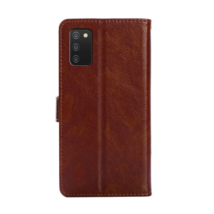 For Samsung Galaxy A03s 165.85mm Zipper Bag PU + TPU Horizontal Flip Leather Phone Case