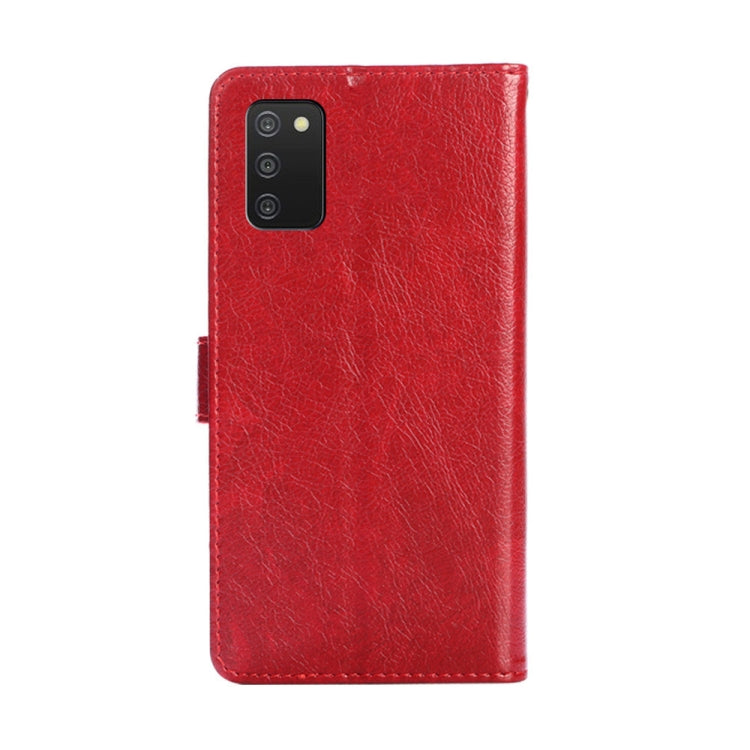 For Samsung Galaxy A03s 165.85mm Zipper Bag PU + TPU Horizontal Flip Leather Phone Case