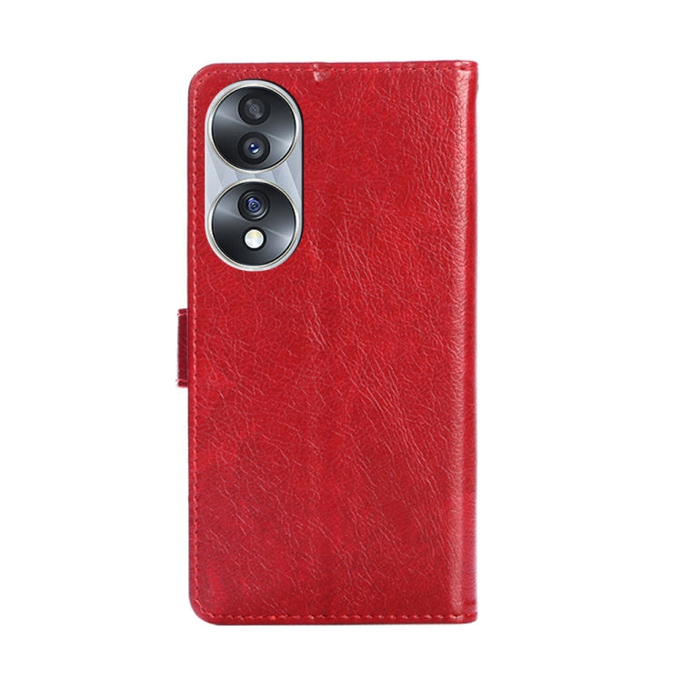 For Honor 70 Zipper Bag PU + TPU Horizontal Flip Leather Phone Case