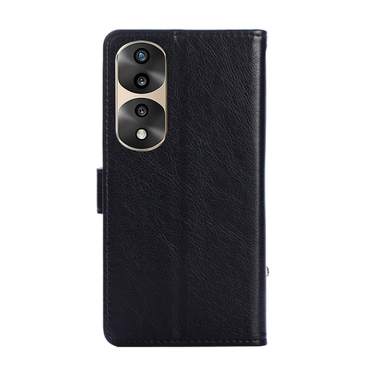 For Honor 70 Pro/70 Pro+ Zipper Bag PU + TPU Horizontal Flip Leather Phone Case